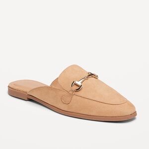 Old Navy Tan Suede Mules